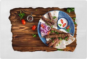 Poszterek 60x40 Török kebab Élelmiszer