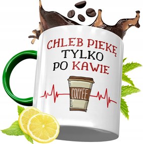 Zöld Bögre Péknek Születésnapi Ajándéknak, fényképes nyomattal