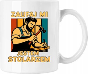 Bögre Bízz bennem asztalos vagyok Fehér 330ml