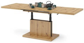 ASTON artisan tölgy, összecsukható és kihajtható asztal