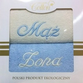 Törölköző szett 2 db 50x100 Férj és feleség