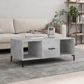 Betonszürke szerelt fa dohányzóasztal 102 x 50 x 40 cm