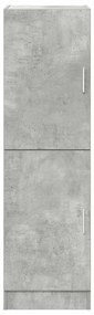vidaXL betonszürke szerelt fa konyhaszekrény 38 x 41,5 x 131,5 cm