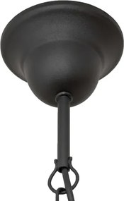 MALBO láncos csillár 8xE14/10W/230V fekete