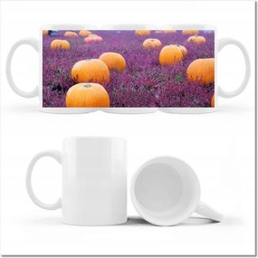 Nyomott mintás bögre Lápos tökkel