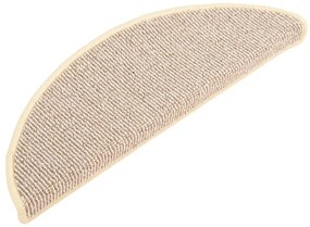 15 db fehér-barna lépcsőszőnyeg 65 x 21 x 4 cm