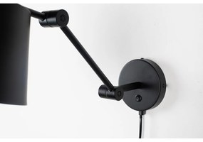 Fekete fali lámpa Hajo – White Label