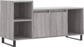 vidaXL szürke sonoma színű szerelt fa TV-szekrény 100x35x55 cm