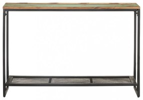 tömör újrahasznosított fa tálalóasztal 110 x 35 x 75 cm