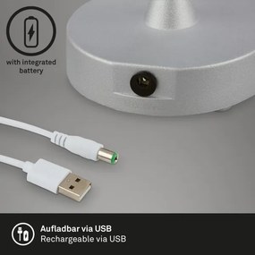 Brilo - Dimmelhető, tölthető kültéri asztali lámpa OLANA LED/3W/5V IP44