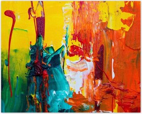 Poszterek 50x40 Absztrakt Oroszlán