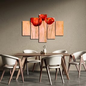 Kép - piros tulipán (150x105 cm)