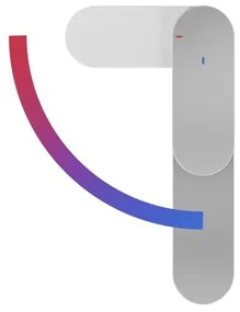 Ravak X070448 - Mosdócsaptelep CHROME 17,7 cm fényes króm