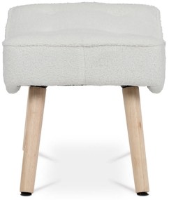 Bouclé WT2 lábtartó, fehér