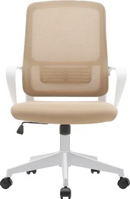 Irodai szék, bézs/fehér, SALOMO TYP 1