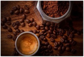 Poszterek 120x80 Natúr kávé