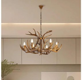Brilagi - Láncos csillár DEER 6xE14/10W/230V átm. 80 cm