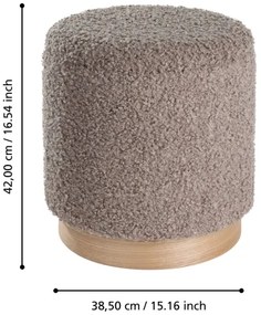 Eglo 424141 - KÉSZLET 2x Taburet MASHIKE átm. 31,5/38,5 cm barna