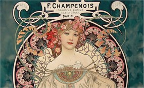 Fotótapéta Flizelina Dekoratív az irodába Virágos szimmetria 416x254 Ragasztó