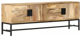 tömör mangófa TV-szekrény 140 x 30 x 50 cm