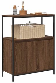 barna tölgy fürdőszobaszekrény polcokkal 76,5x35x95 cm