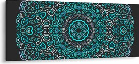 A díszítő absztrakció képe (120x50 cm)