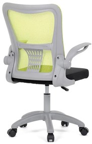 Gyerekszék állítható magassággal, zöld hálós háttámlával. KA-K2008 GRN