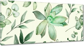 Vászonkép 115x55 Succulent Gardens virág