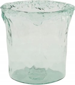 Üveg váza átlátszó öko 24x28cm