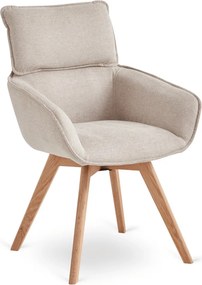 Forgó szék bézs színben, DIAS