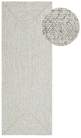 Fehér-bézs kültéri futószőnyeg 200x80 cm - NORTHRUGS