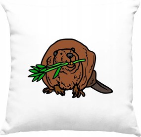 Bóber párna Vicces mém 1 Fehér