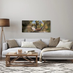 Kép - Tükröződés az üveggömbben (120x50 cm)