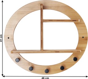 Polc, természetes bambusz, ARTID TYP 1