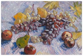 Kép - Vincent van Gogh, Grapes, Lemons, Pears, and Apples, reprodukciók (90x60 cm)