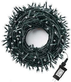 LED fényfüzér választható méretben és színben-120 LED-es-melegfehér