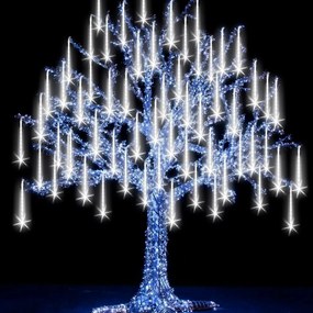 10db LED-es karácsonyi fények meteoresővel Esküvői kert Karácsony