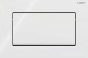 Geberit 115.893.KJ.1-Sigma30 öblítő nyomólap 24,6x16,4 cm fehér/fényes króm