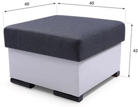 Ülőgarnitúra Leonaro Puf U (sötétzöld). 630107