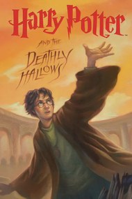 Művészi plakát Harry Potter - Deathly Hallows book cover, (26.7 x 40 cm)