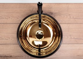 Rea, Munkalapos mosogató REA Luna Gold/Black, REA-U3306