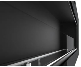 InFire - Beépített BIO kandalló 49x120 cm 3kW fekete