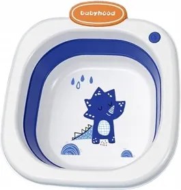 Összecsukható tál Szilikon Mosószertartó Kék Babyhood