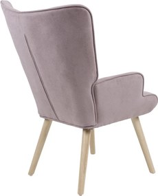 Relaxační křeslo, růžová, látka, AK-301 PINK2