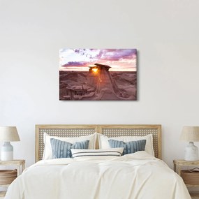Kép - naplemente a sivatagban (90x60 cm)