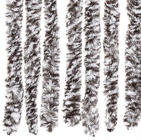 barna és bézs zsenília rovarfüggöny 100 x 230 cm