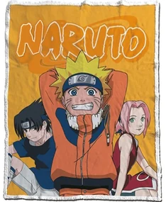 Naruto Friends sherpa takaró 120x150cm