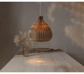 Világosbarna lámpabúra ø 38 cm Honeycomb – Star Trading