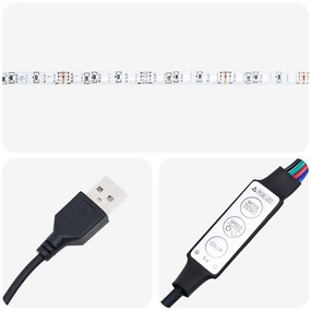 LED Éjjeli Szekrény 2 pcs kézműves tölgy 38 x 34 x 61 cm