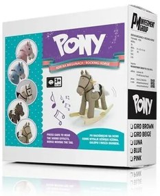 Milly Mally Póni hintaló dallammal, rózsaszínű